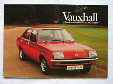 Vauxhall catalogue january for sale  UK