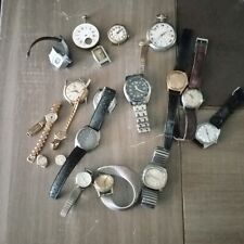 ancien vintage lot de montres 20 gousset quartz mécanique a trier pour pièces comprar usado  Enviando para Brazil
