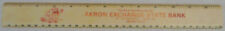Vintage PLASTIC 12-INCH RULER Akron Exchange State Bank ADVERTISEMENT PIECE for sale  Shipping to South Africa
