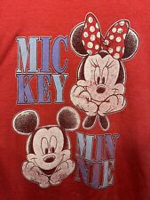 Usado, Camiseta masculina Mickey e Minnie Mouse estampa gráfica grande ponto único vermelha M comprar usado  Enviando para Brazil