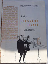 MAŁY LEKSYKON JAZZU - Biblioteczka Jazzu 1963/1964  Polish Jazz UNIKAT ! PROMO na sprzedaż  PL