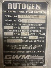 Phase static converter for sale  Ripley