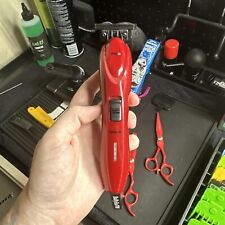 BaByliss PRO FX3 Ferrari Red High-Torque Cordless Zero-Gap T-Blade Hair Trimmer. for sale  Shipping to South Africa