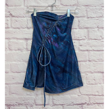 Usado, Blusa Free People tingida de veludo sem alças azul roxa tamanho XS comprar usado  Enviando para Brazil