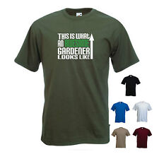 'This is what an Awesome Gardener looks like' Garden Groundsman Funny T-shirt , used for sale  WESTON-SUPER-MARE