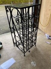 wine rack wrought iron for sale  Salem