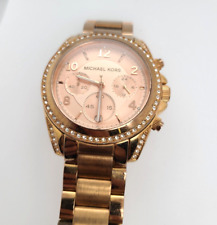 Usado, Relógio Michael Kors MK-5263 Blair feminino ouro rosa/tom cobre moldura pavê comprar usado  Enviando para Brazil