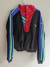 Vtg 90s DEMETRE Slalom Snow SKI Sweater NEON Mens Nordic WILD LOUD L Large USA for sale  Shipping to South Africa
