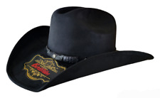 Sombrero de vaquero occidental de gamuza negra para hombre Vaquero el viejo Beristain Horma California segunda mano  Embacar hacia Argentina