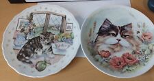 Decorative cat plates for sale  WHITLEY BAY