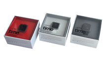 Fivela clássica preta jato caixa de aço inoxidável Pebble Time - (501-00020) comprar usado  Enviando para Brazil