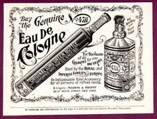 Mulheres moda Vintage Ad geniune Eau De Cologne Importados Desde 1831 Nice Ad comprar usado  Enviando para Brazil
