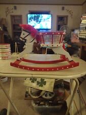 rocking solid wood horse for sale  Alexandria