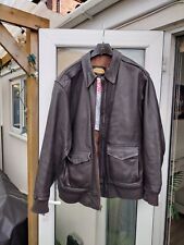 Leather flight jacket for sale  NEWCASTLE UPON TYNE