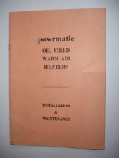 Vintage powrmatic oil for sale  BRIGG
