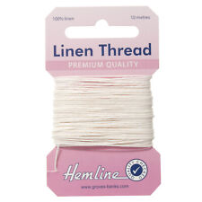 White linen thread for sale  LEICESTER