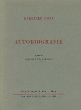 Gabriele rosa..autobiografie usato  Roma