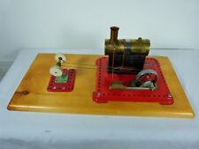 MAMOD STEAM ENGINE LARGE WITH ATTACHED BUFFING WHEELS AND MOUNTED ON PINE BOARD for sale  Canada