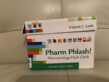 Pharm Phlash! : tarjetas flash de farmacología de Valerie I. Leek (2017,..., usado segunda mano  Embacar hacia Argentina