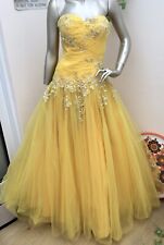 Yellow sequin frilly for sale  LLANDUDNO