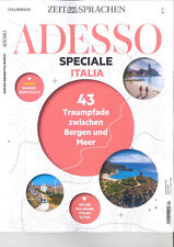 ADESSO, Italienisch-Magazin 04/2024: 43 Traumpfade zwischen Bergen ...+wie neu + comprar usado  Enviando para Brazil
