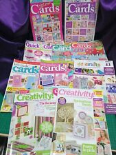 Cardmaking magazine bundle for sale  MANSFIELD