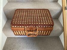 Vintage wicker picnic for sale  CARNOUSTIE