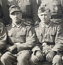 Portrait Gruppenfoto Foto Heer Wehrmacht Soldaten Narvikschild Träger ASA 2.WK gebraucht kaufen  Hückelhoven