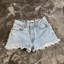 Usado, Pantalones cortos de jean Levi's 550 corte cintura para mujer 31"" lavado ligero verano segunda mano  Embacar hacia Argentina