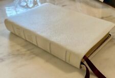 Bíblia Sagrada KJV Cambridge King James Versão Personalizada Rebind Pele de Cabra Branca comprar usado  Enviando para Brazil