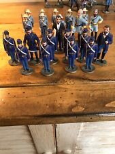 Figuras de juguete pintadas de metal de la Guerra Civil - 21 figuras - Lincoln-Grant-Lee-soldados segunda mano  Embacar hacia Argentina