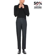 RRP€360 ZEGNA Chino Trousers IT52 US42 M-L Linen Blend Garment Dye Flat Front for sale  Shipping to South Africa