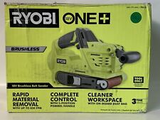 Ryobi 18V ONE+ Brushless Belt Sander w/ Dust Bag P450 (Tool Only) New-Open Box for sale  Shipping to South Africa
