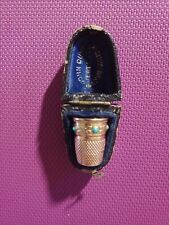 Victorian gold thimble for sale  LANARK