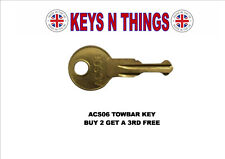 WITTER, WESTFALIA, THULE, GDW, PCT & BRINKS ACS06 ACS 06 TOWBAR KEY 3RD KEY FREE, used for sale  Shipping to South Africa