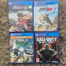 4 x Jogos PS4 MR4 Motor Racing Trials Rising Moto GP 14 COD Black Ops III comprar usado  Enviando para Brazil