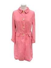 LK Bennett Jacket Pink 100% Cotton Coat Jacket Size 12 for sale  Shipping to South Africa