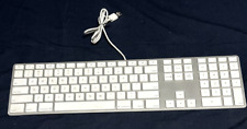 APPLE KEYBOARD A1243 WIRED STANDARD USB MAC NUMERIC KEYPAD WORKING for sale  Shipping to South Africa