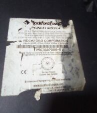 Rockford Fosgate Punch X200.4 Todos os Quatro Canais Testados E Funcionam Old School Raro, usado comprar usado  Enviando para Brazil