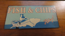 fish and chip sign for sale  WIGAN