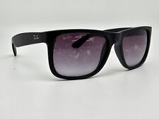 Óculos de sol Ray-Ban RB4165 601/8G Justin preto armação de borracha cinza lente gradiente comprar usado  Enviando para Brazil