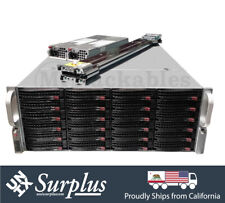 Prateleira para servidor de expansão Supermicro 45 Bay JBOD 847E16-RJBOD1 ALL Caddies com trilhos comprar usado  Enviando para Brazil