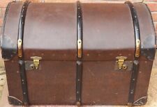 vintage travel trunk for sale  LEEK