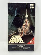 Star Wars VHS 1977 Original 1984 Lançamento CBS FOX Fita de Vídeo Hi-Fi Red Label comprar usado  Enviando para Brazil