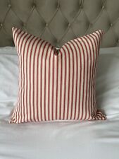 Red stripe cushion for sale  SEVENOAKS