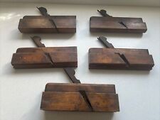 5x Job Lot of Vintage Carpentry Wooden Mould Planes Carpenters Woodworking Tools for sale  Shipping to South Africa