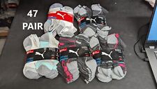 47 pares de meias Puma No Show Cool Max absorção de umidade - Tamanho 5-9.5 - LYCRA comprar usado  Enviando para Brazil
