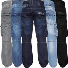 Calça jeans masculina Cargo Combat trabalho pesado jeans Big King alta toda cintura comprar usado  Enviando para Brazil