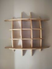 🌻Boho Display Wall Organized Wood Large Shelf🌻 for sale  Darien