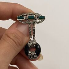 Used, Vintage Sterling Silver Art Deco Style Brooch #6 for sale  SEAFORD